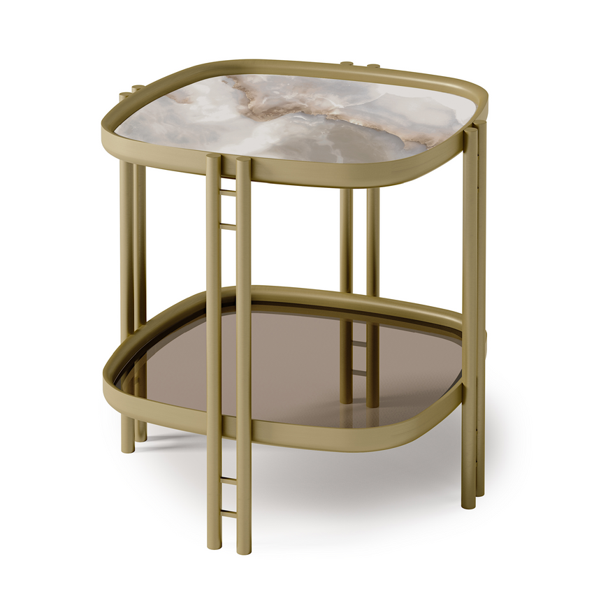 Stone Top Side Table | Bizzotto Italia Ikat | Italianfurniture.com