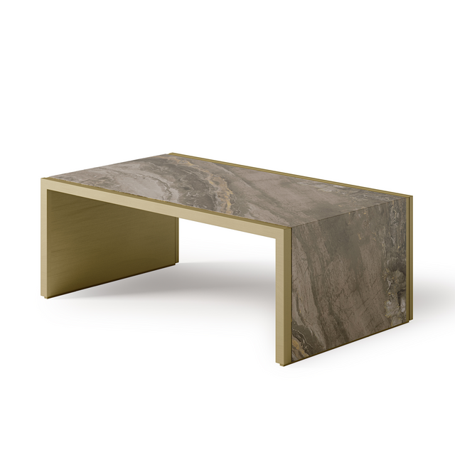 Metal Framed Rectangular Coffee Table | Bizzotto Italia Ikat | Italianfurniture.com