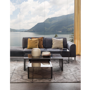 Metal Framed Rectangular Coffee Table | Bizzotto Italia Ikat | Italianfurniture.com