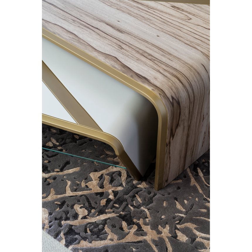 Diagonal Patterned Nesting Coffee Tables L (2) | Bizzotto Italia Akashi | Italianfurniture.com