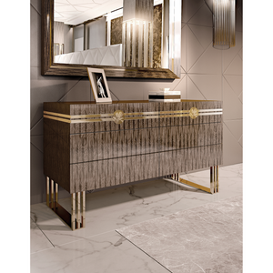 Metal Base Dresser | Bizzotto Italia Infinity | Italianfurniture.com