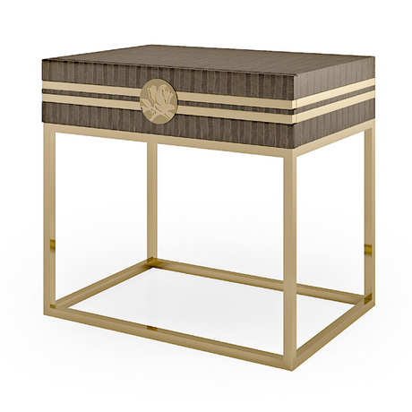 Metal Base Nighstand | Bizzotto Italia Infinity | Italianfurniture.com