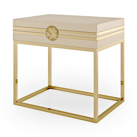 Metal Base Nighstand | Bizzotto Italia Infinity | Italianfurniture.com