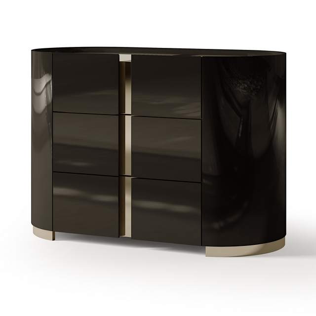3-Drawer Modern Nightstand | Bizzotto Italia Ikat | Italianfurniture.com