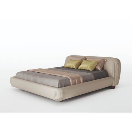 Pleated Upholstery King Bed | Bizzotto Italia Grand Pliage | Italianfurniture.com