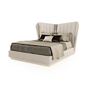Channeled Modern King Bed | Bizzotto Italia Do-re | Italianfurniture.com