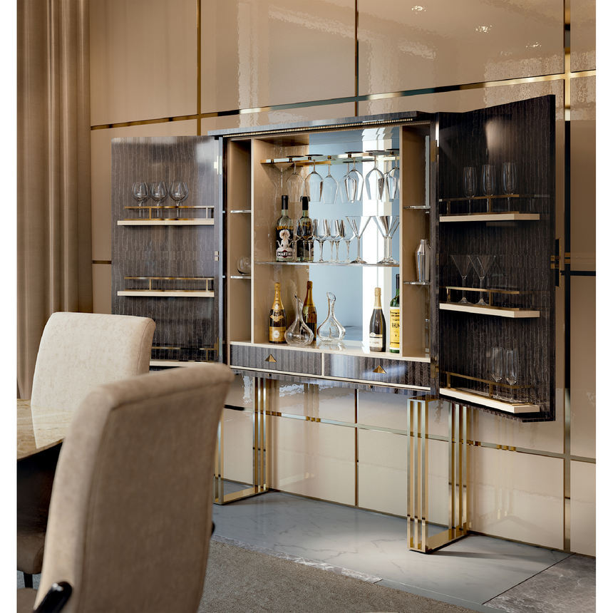 2-Door Modern Cabinet | Bizzotto Italia Infinity | Italianfurniture.com