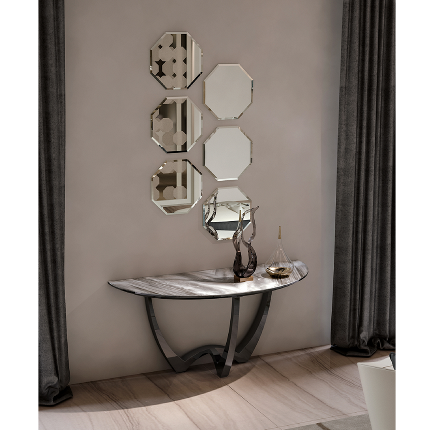 Semi-Circle Console Table | Bizzotto Italia Symphony | Italianfurniture.com