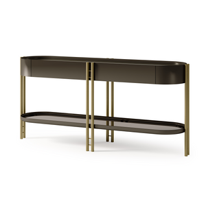 Oblong Console Table With Undershelf | Bizzotto Italia Ikat | Italianfurniture.com