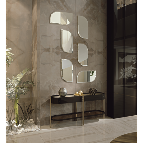 Oblong Console Table With Undershelf | Bizzotto Italia Ikat | Italianfurniture.com