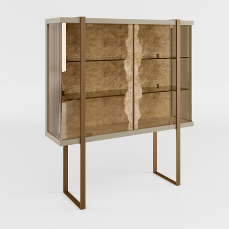 Wooden Accent Cabinet | Bizzotto Italia Sidney D'Or | Italianfurniture.com
