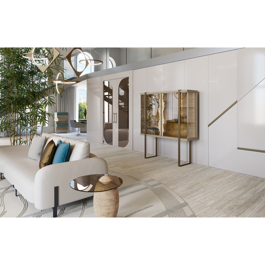 Wooden Accent Cabinet | Bizzotto Italia Sidney D'Or | Italianfurniture.com