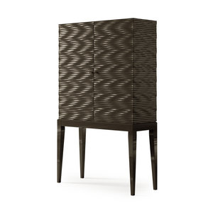 2-Door Zigzag Patterned Cabinet | Bizzotto Italia Maori | Italianfurniture.com