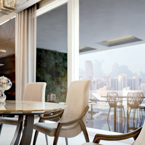 High-Back Dining Chair | Bizzotto Italia Symphony | Italianfurniture.com