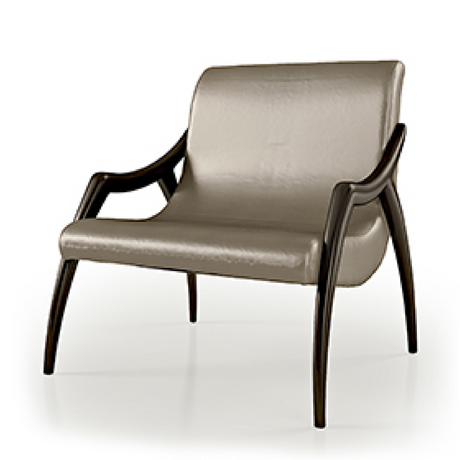 Wood Framed Lounge Armchair | Bizzotto Italia Symphony | Italianfurniture.com