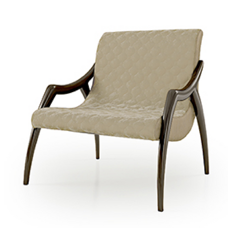 Wood Framed Lounge Armchair | Bizzotto Italia Symphony | Italianfurniture.com