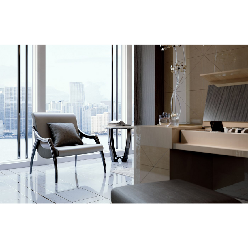 Wood Framed Lounge Armchair | Bizzotto Italia Symphony | Italianfurniture.com