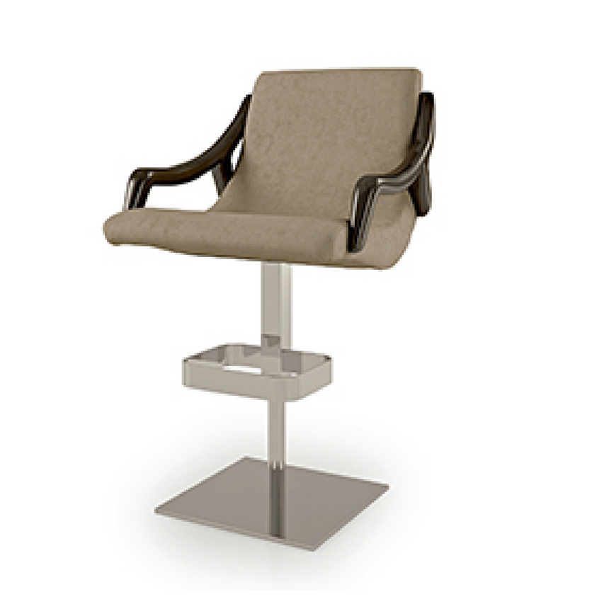 Wood Arm Bar Stool | Bizzotto Italia Symphony | Italianfurniture.com