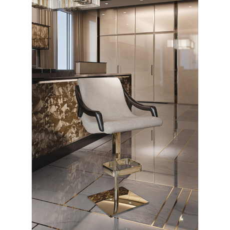 Wood Arm Bar Stool | Bizzotto Italia Symphony | Italianfurniture.com