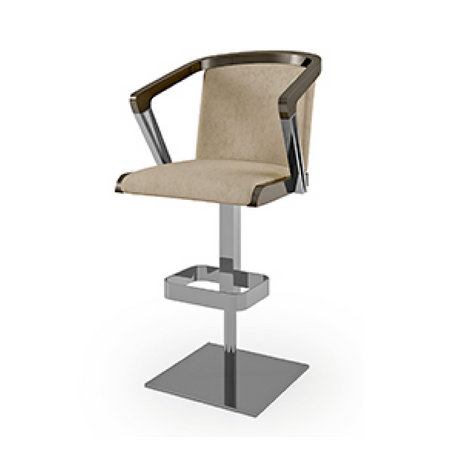 Two-Toned Metal Bar Stool | Bizzotto Italia Infinity | Italianfurniture.com