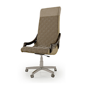 Wheeled High-Back Swivel Armchair | Bizzotto Italia Symphony | Italianfurniture.com