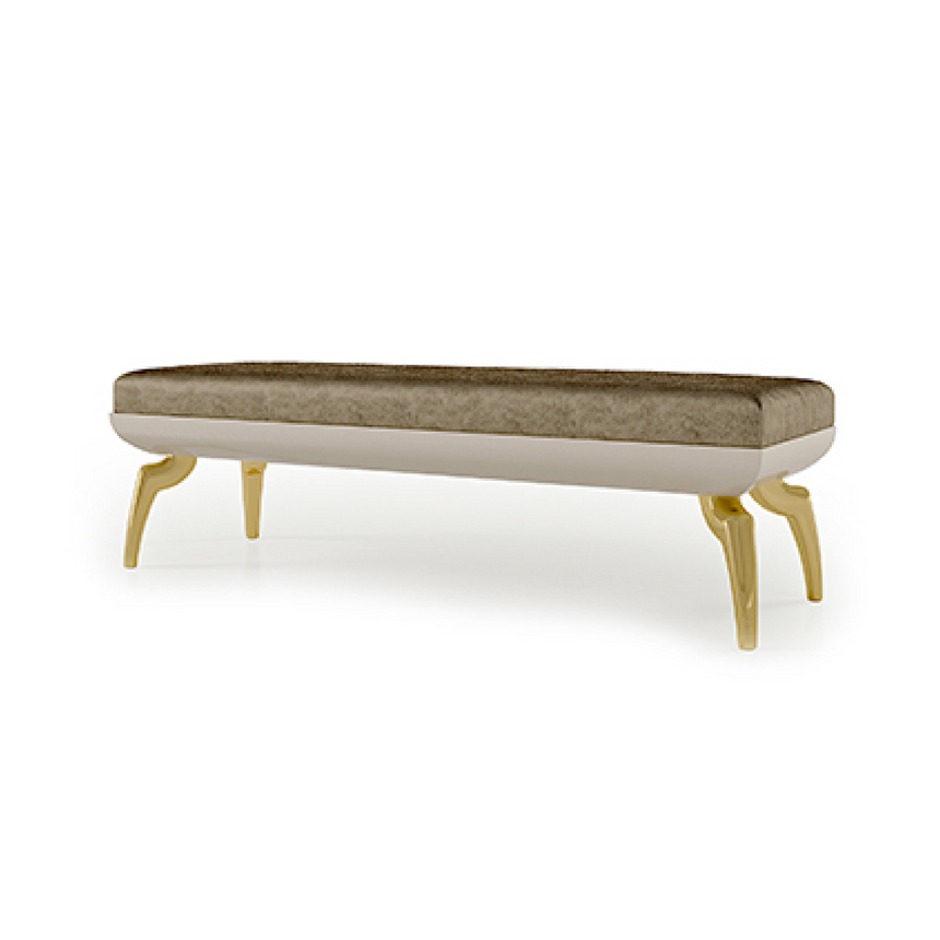 Sculpted Leg Padded Bench | Bizzotto Italia Symphony | Italianfurniture.com