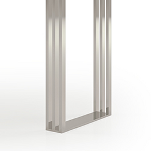 Metallic Leg Padded Bench | Bizzotto Italia Infinity | Italianfurniture.com