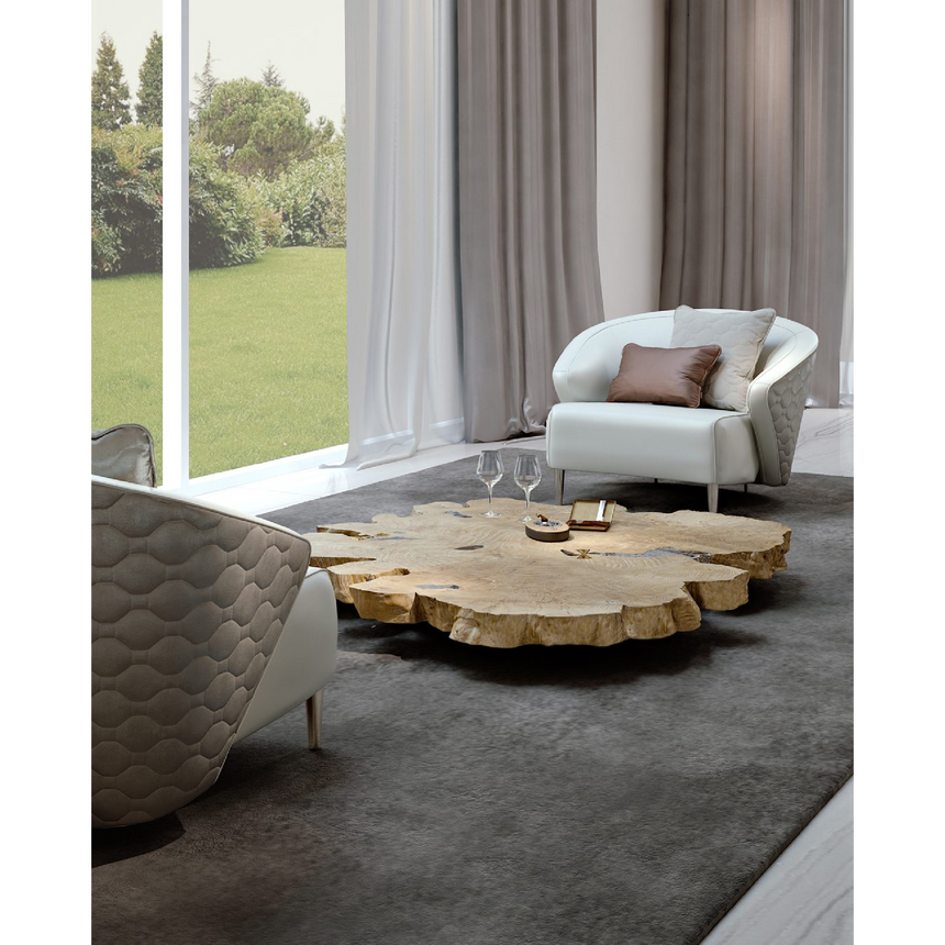 Sloped Arm Lounge Chair | Bizzotto Italia Wave | Italianfurniture.com