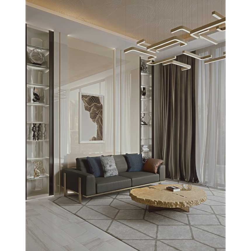 Double Rod Legged Sofa | Ikat Bizzotto Italia | Italianfurniture.com