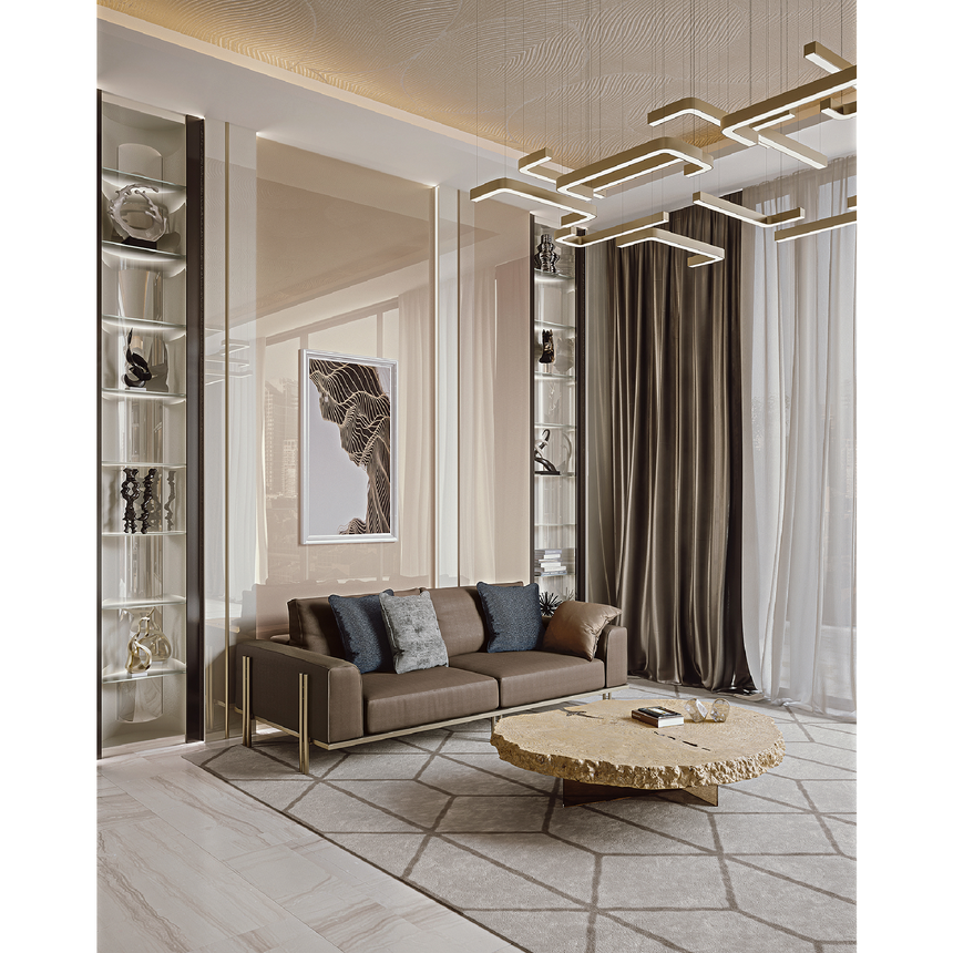 Double Rod Legged Sofa | Ikat Bizzotto Italia | Italianfurniture.com