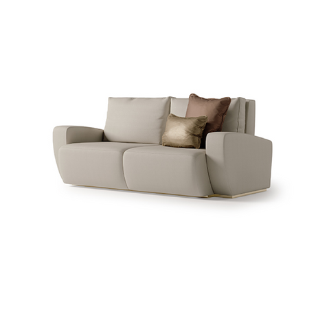 Angled-Arm Upholstered Sofa | Bizzotto Italia Dune | Italianfurniture.com