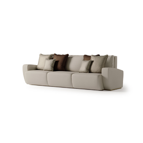 Angled-Arm Upholstered Sofa | Bizzotto Italia Dune | Italianfurniture.com