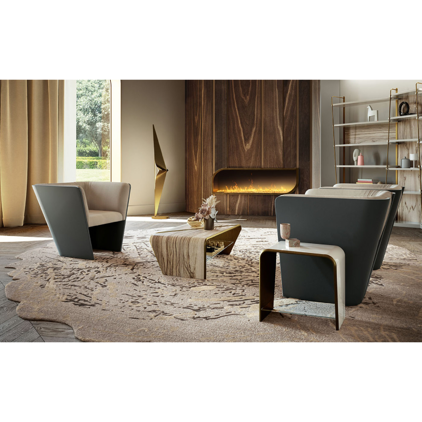Tapering Accent Armchair | Bizzotto Italia Sensu | Italianfurniture.com