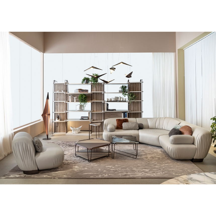 Draped Leather Sofa | Bizzotto Italia Grand Pliage | Italianfurniture.com