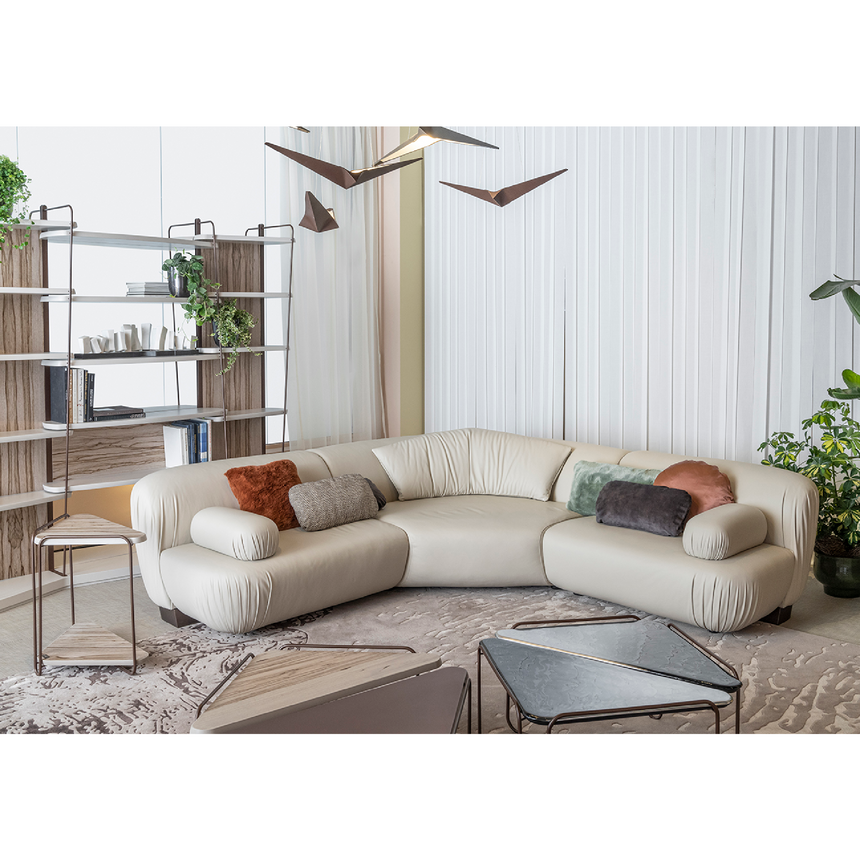 Draped Leather Sofa | Bizzotto Italia Grand Pliage | Italianfurniture.com