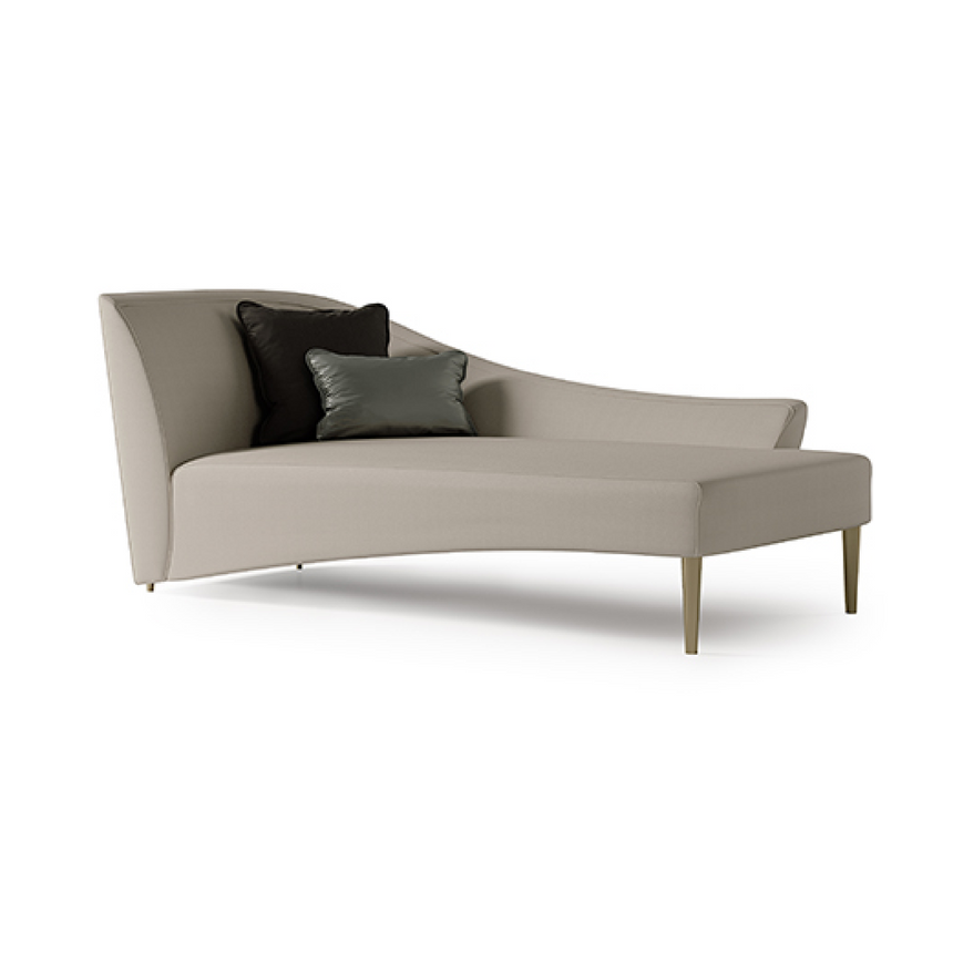 Upholstered Chaise Lounge | Bizzotto Italia Amulet | Italianfurniture.com