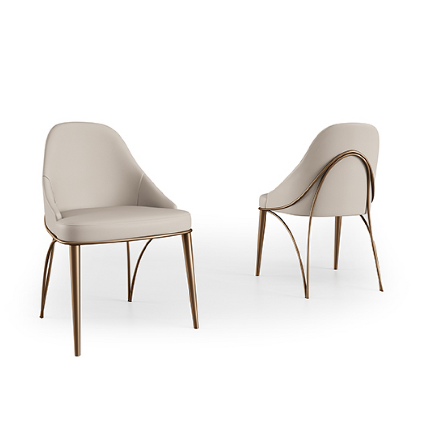 Sloped Back Dining Chair | Bizzotto Italia Jete | Italianfurniture.com