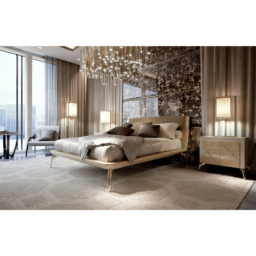 Metallic Framed Table Lamp | Bizzotto Italia Infinity | Italianfurniture.com