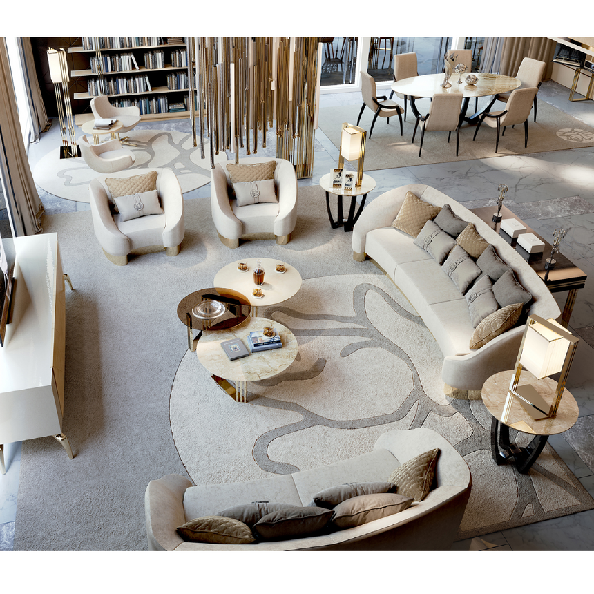 Metallic Framed Table Lamp | Bizzotto Italia Infinity | Italianfurniture.com