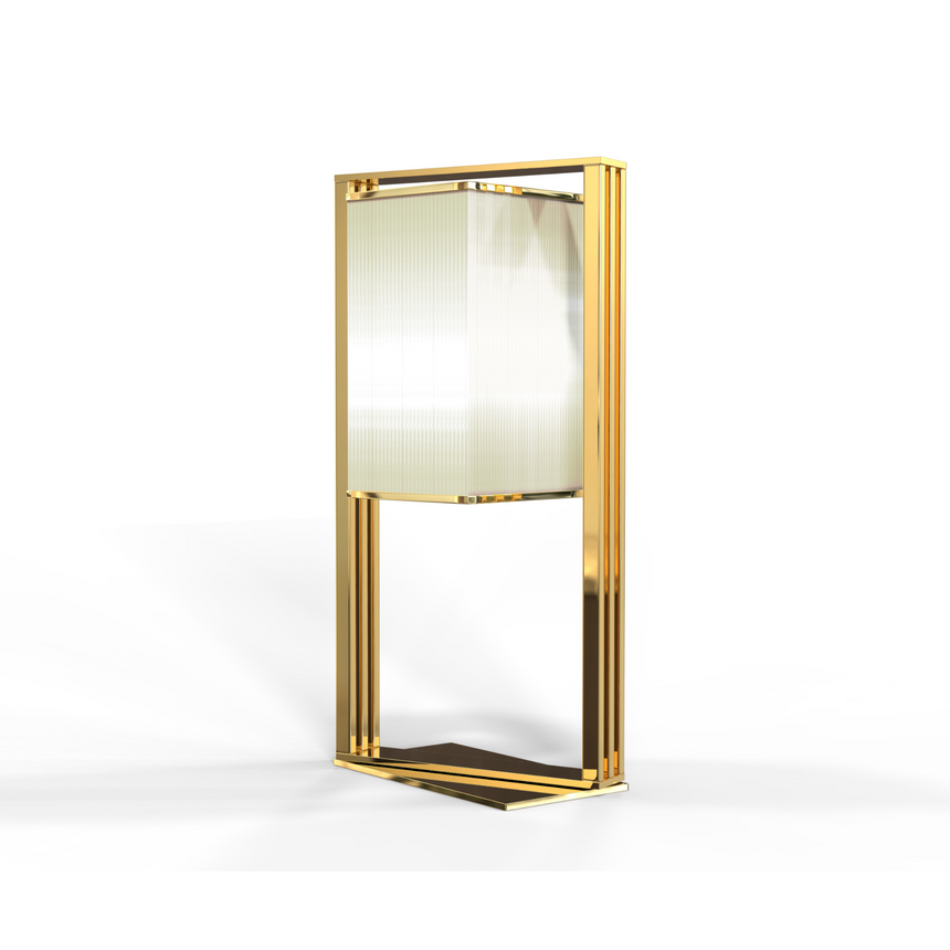 Metallic Framed Table Lamp | Bizzotto Italia Infinity | Italianfurniture.com