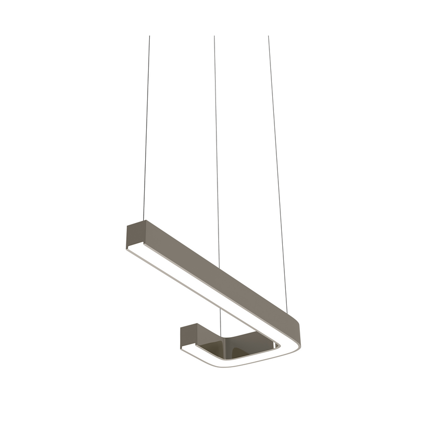 Metallic Curved Ceiling Lamp | Bizzotto Italia Horizons | Italianfurniture.com