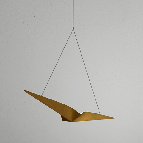 Folded Metal Pendant Lamp | Bizzotto Italia Noshi | Italianfurniture.com