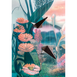 Folded Metal Pendant Lamp | Bizzotto Italia Noshi | Italianfurniture.com