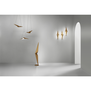 Folded Metal Pendant Lamp | Bizzotto Italia Noshi | Italianfurniture.com