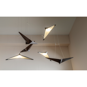 Folded Metal Pendant Lamp | Bizzotto Italia Noshi | Italianfurniture.com