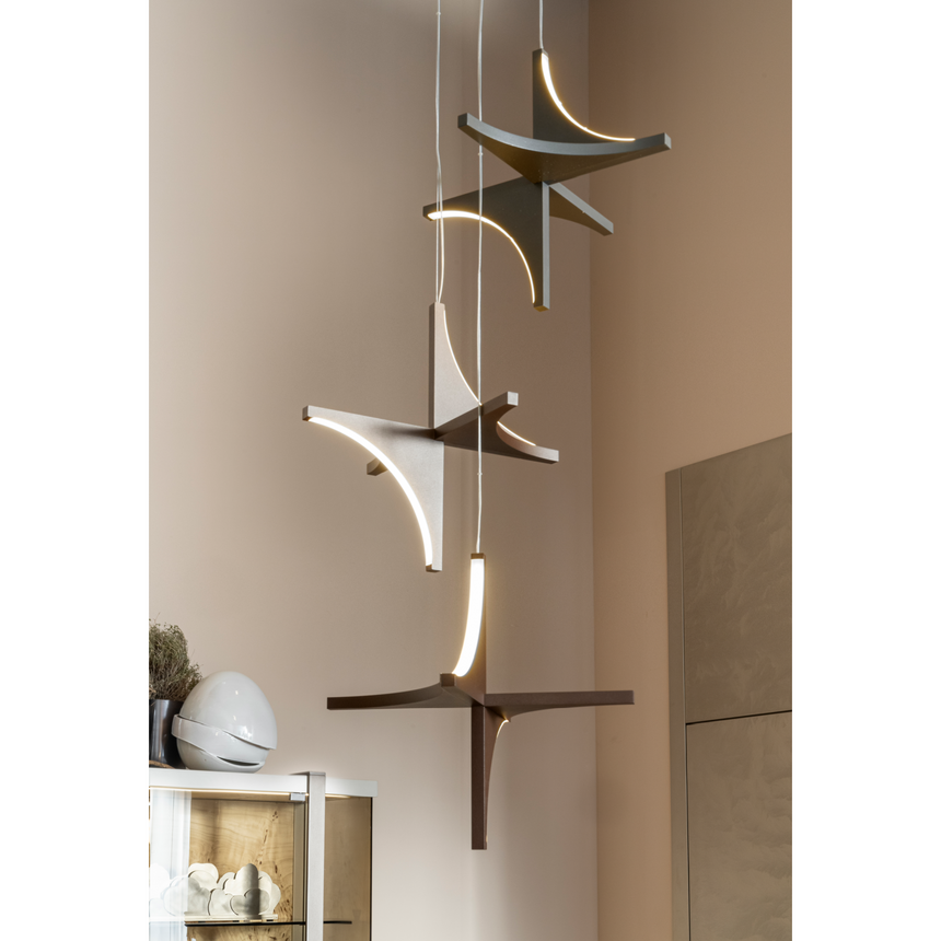 Folded Metal Pendant Lamp | Bizzotto Italia Papillon