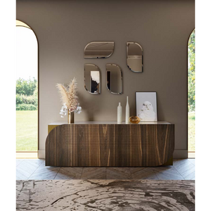 Cream Engraved 4-Door Sideboard | Bizzotto Italia Drop | Italianfurniture.com