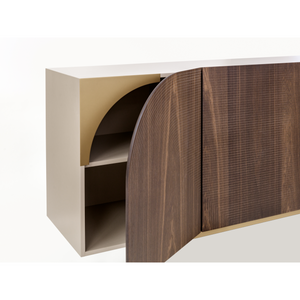 Engraved 4-Door Sideboard | Bizzotto Italia Drop | Italianfurniture.com