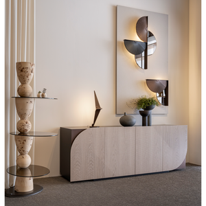 Engraved 4-Door Sideboard | Bizzotto Italia Drop | Italianfurniture.com