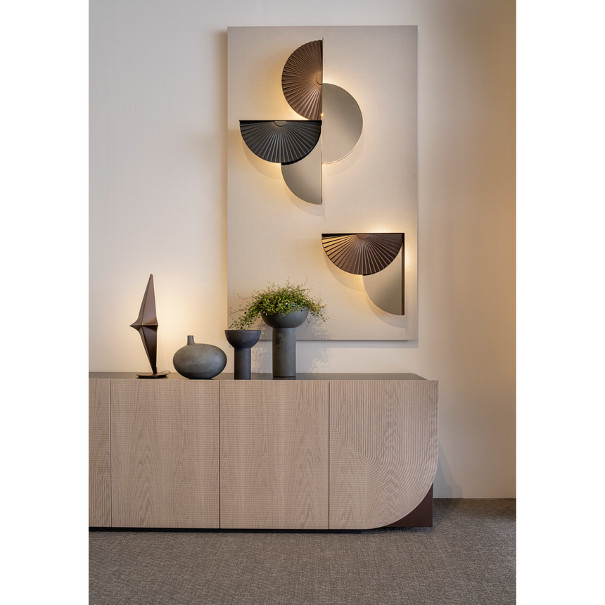 Engraved 4-Door Sideboard | Bizzotto Italia Drop | Italianfurniture.com